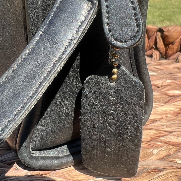 AUTH Vintage 1999 Coach Black Sutton 9814 - Picture 9 of 9